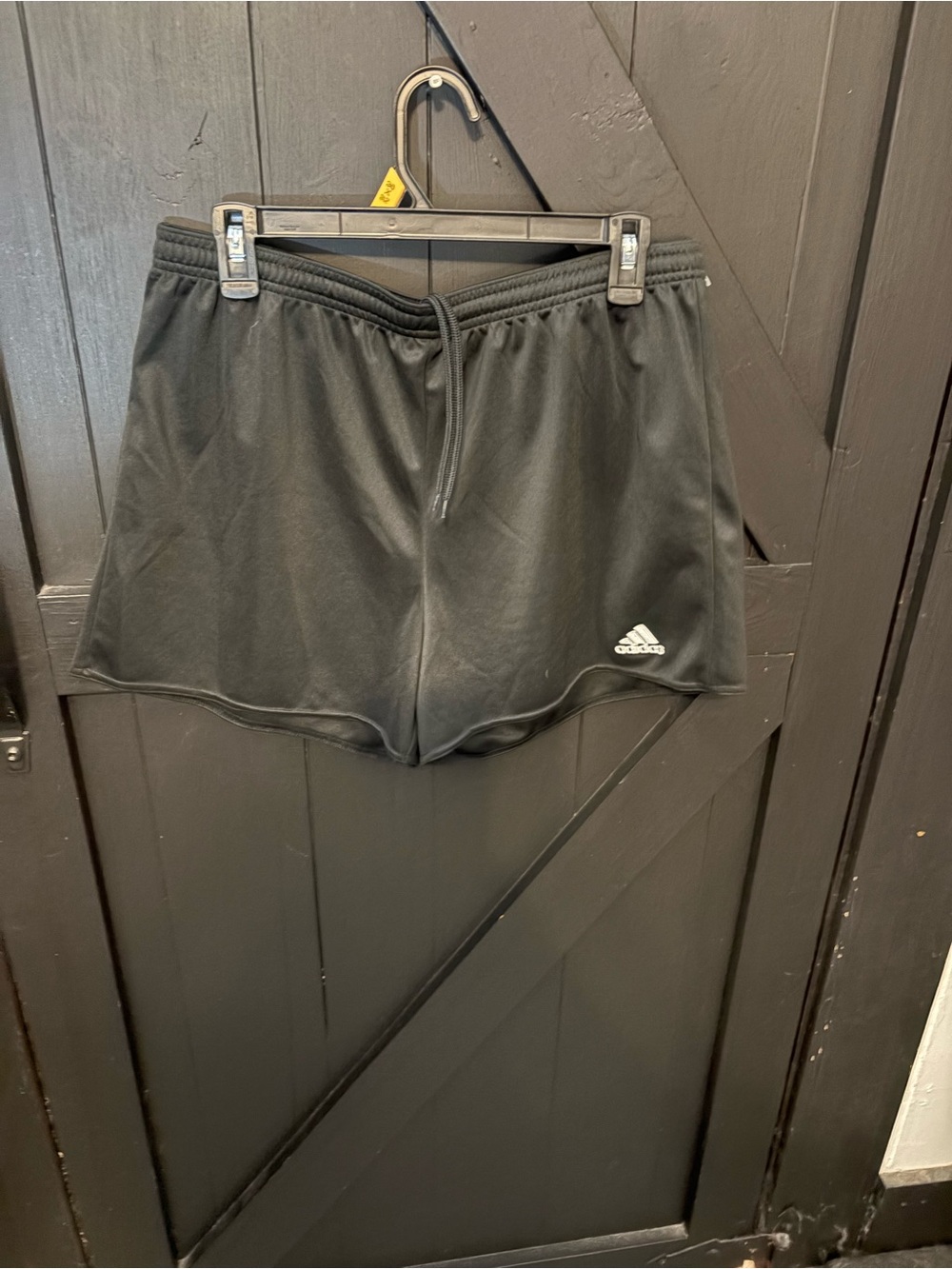 adidas Black Athletic Shorts with Elastic Waist